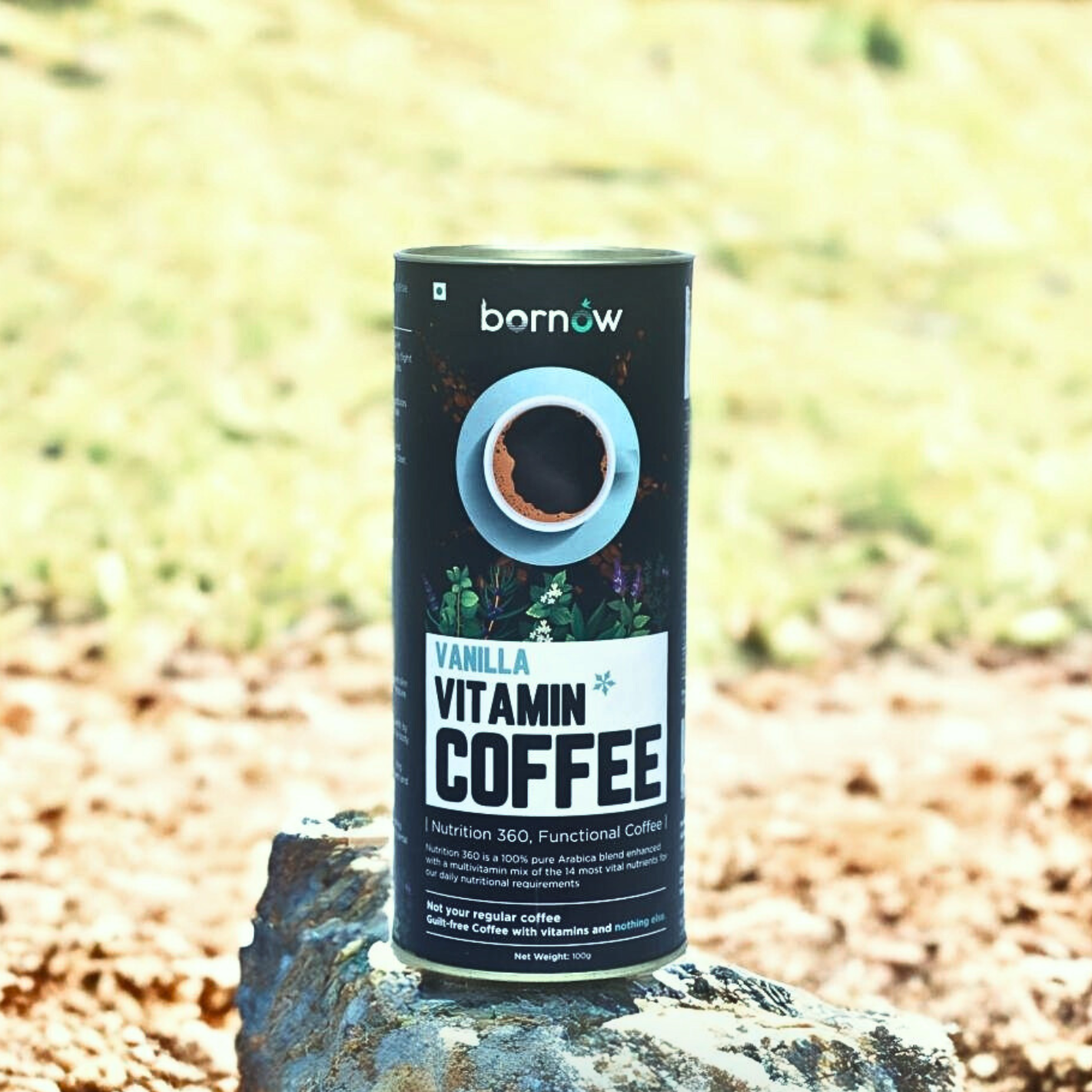 Bornow Vanilla Coffee Rich Taste and Multivitamin Benefits for Daily Boost