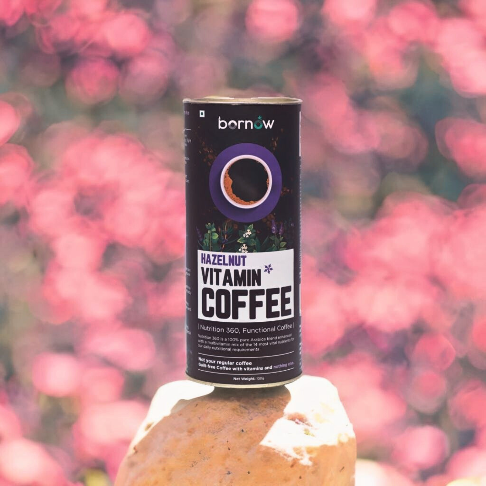 Bornow Vitamin Coffee Hazelnut – Rich Nutty Aroma and Natural Energy Boost