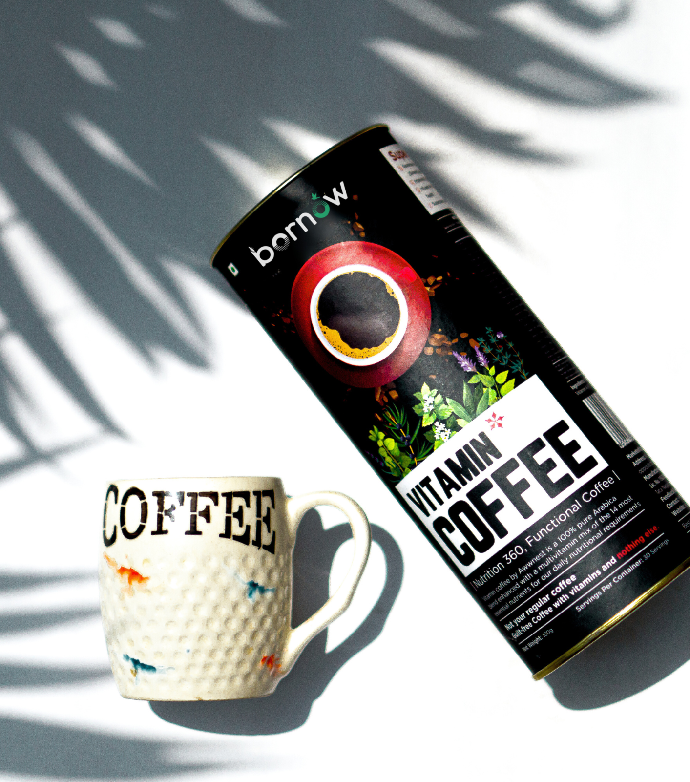 Bornow Classic Vitamin Coffee | 100% Pure Arabica | Freeze Dried Coffee