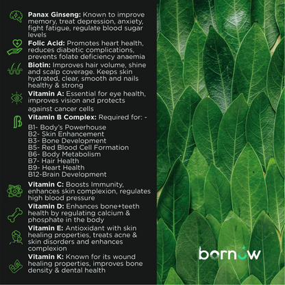 Bornow Classic Vitamin Coffee | 100% Pure Arabica | Freeze Dried Coffee