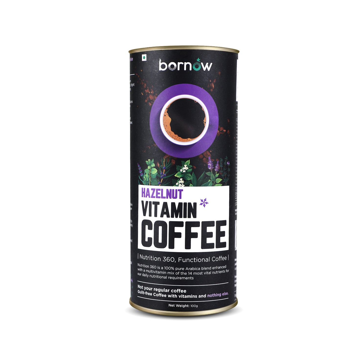 Bornow Vitamin Coffee Hazelnut – Rich Nutty Aroma and Natural Energy Boost | Premium Hazelnut Vitamin Coffee by Bornow – Healthy Arabica Blend