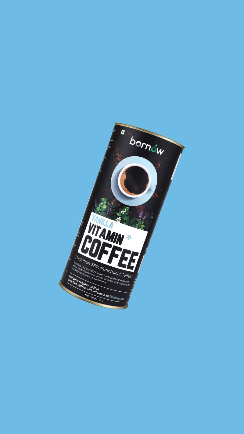 Bornow Vanilla Vitamin Coffee | 100% Pure Arabica | Freeze Dried Coffee