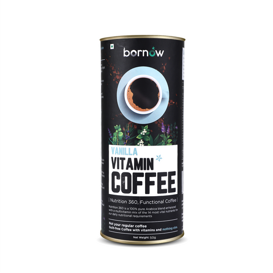 Bornow Vanilla Vitamin Coffee | 100% Pure Arabica | Freeze Dried Coffee